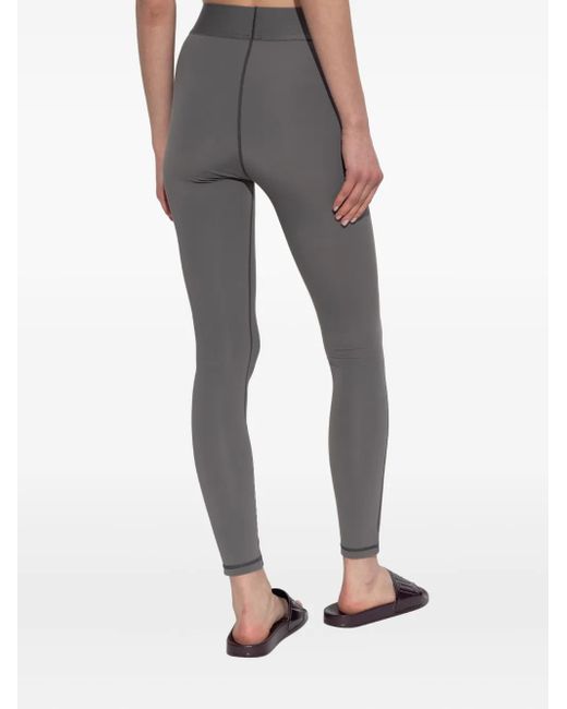 DIESEL Gray Adeline Logo-Waistband Leggings