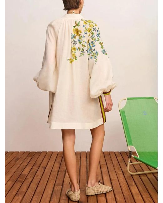 ALÉMAIS White Phyllis Mini Dress