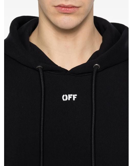 Off-White c/o Virgil Abloh Black Printed Sweatshirt for men