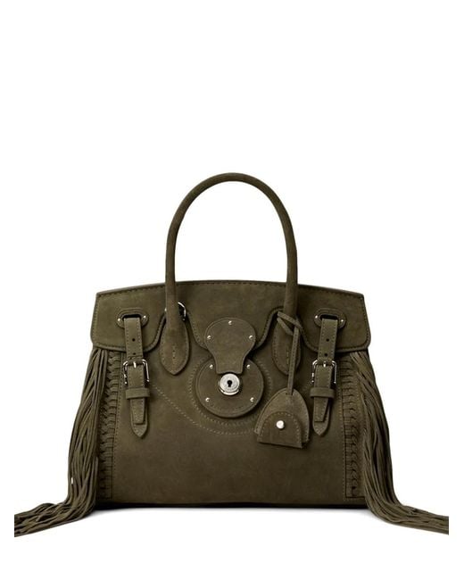 Ralph Lauren Green 27 Soft Ricky Tote Bag