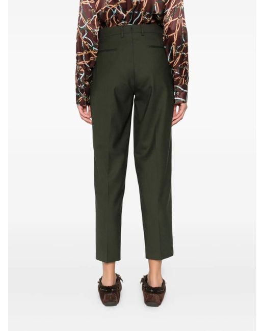 Pantaloni Con Tasche A Filetto di Berwich in Green