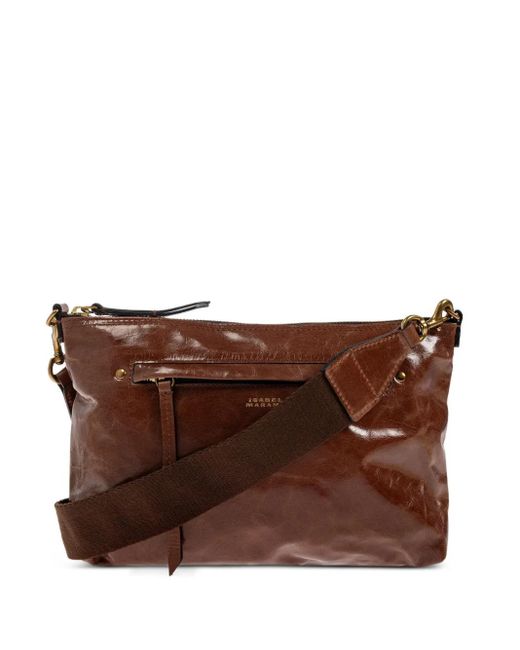 Sac Nessah En Cuir À Fermeture Zippée Isabel Marant en coloris Brown