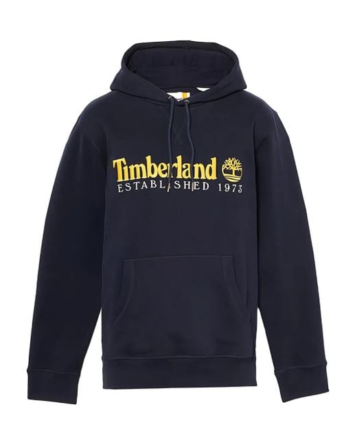 Timberland Blue Logo Long-Sleeves Hoodie for men