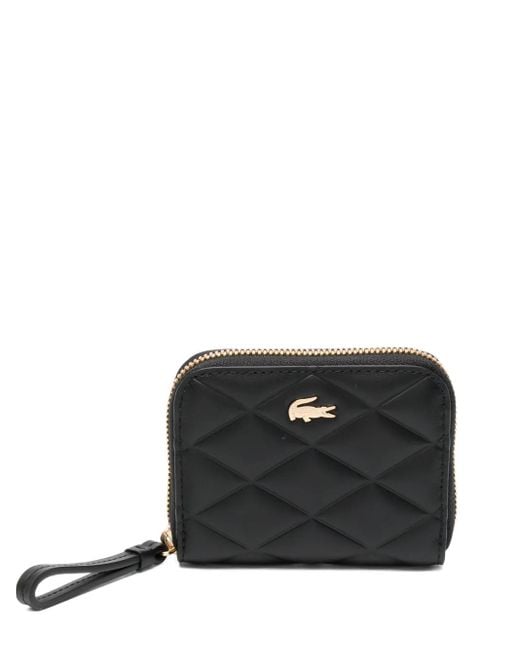Lacoste Black Zipped Coin Wallet