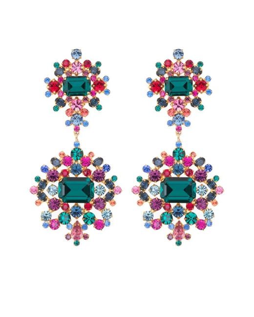 Jennifer Behr White Angelica Earrings