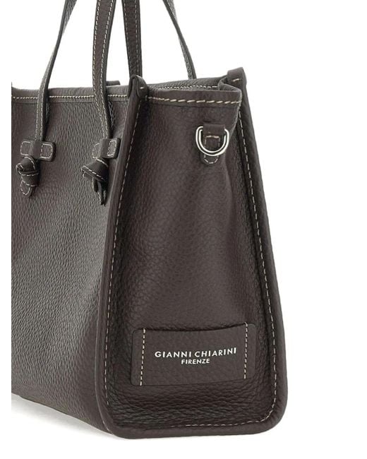 MARCELLA CLUB Brown Leather Tote Bag