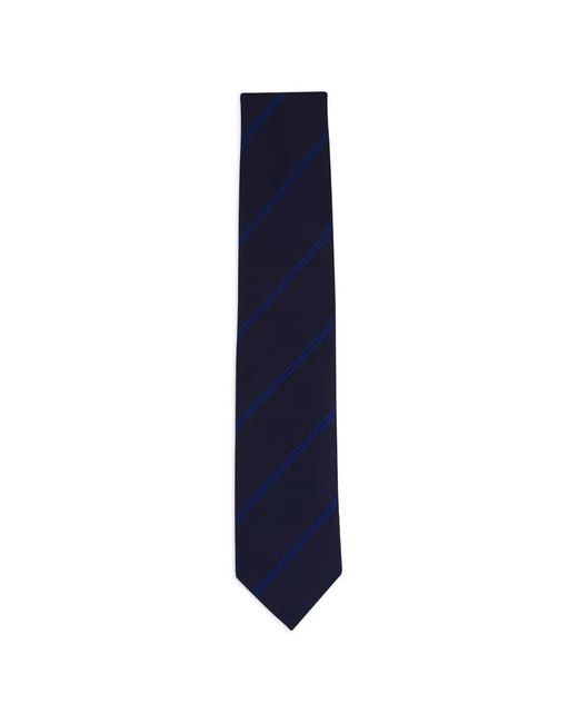 Tom Ford Blue Cravate À Rayures for men