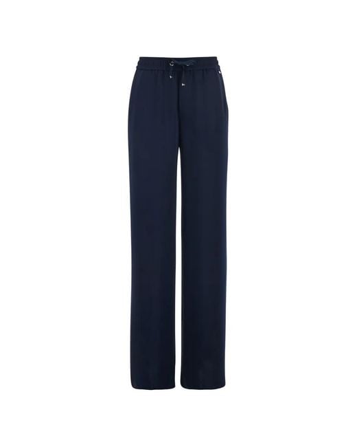 Herno Blue Drawstring Trousers