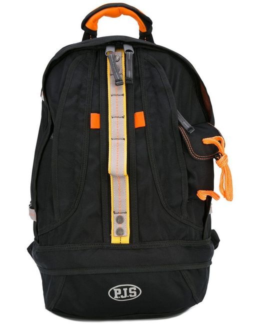 Parajumpers Black Ham Utility Backpack for men