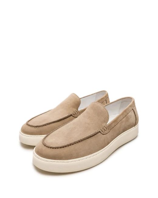 Poche Paris Natural Suede Slip-On Loafers for men