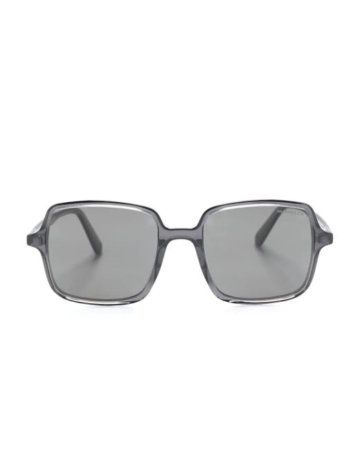 Moncler Gray Shadorn Square-Frame Sunglasses