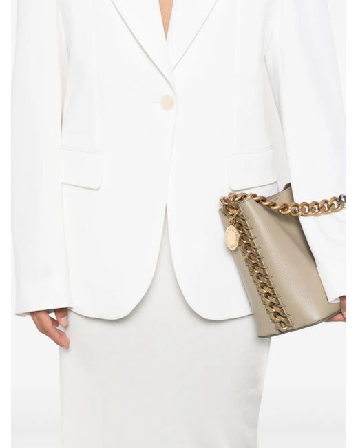 Stella McCartney White Single-Breasted Blazer