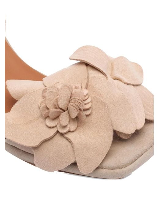 Angel Alarcon 85mm Leather Heeled Sandals Pink