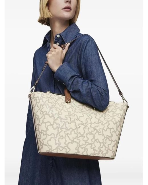 Tous Large Kaos Tote Bag Blue