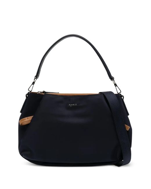 Agnes B. Black Multi-Way Tote Bag