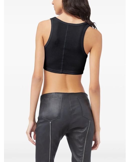 Gcds Cropped Top in het Black