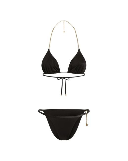 Bikini Triangular Dolce & Gabbana de color White