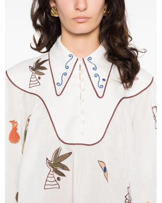 Blouse Mina ALÉMAIS en coloris White