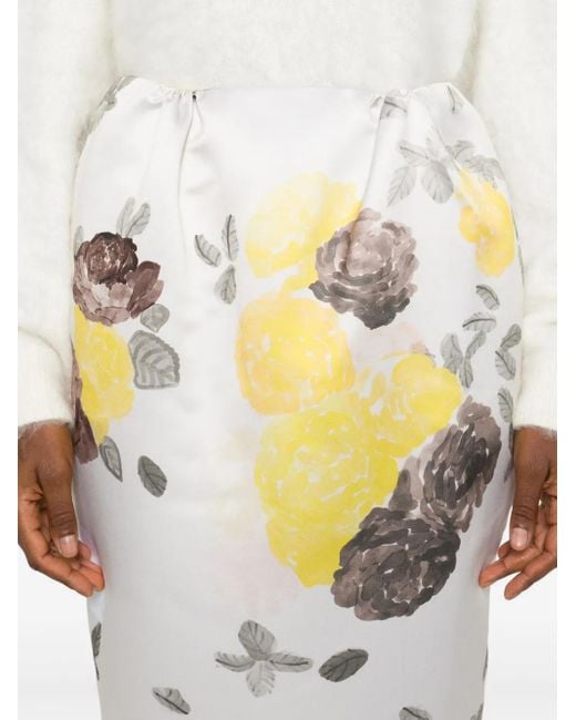 BERNADETTE Metallic Damian Skirt
