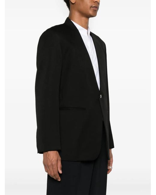 Jil Sander Black Wool Tailored Jacket for men