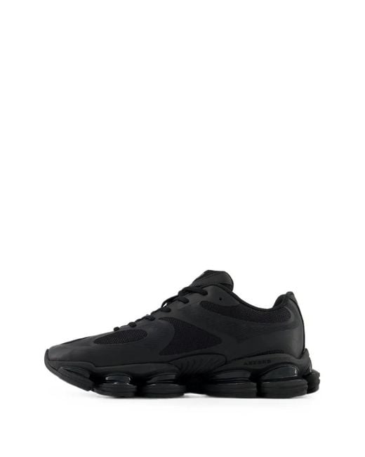 New Balance Black Abzorb 2000 Logo-Patch Panelled Sneakers