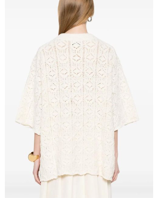 Maglione Antila di Loulou de Saison in White