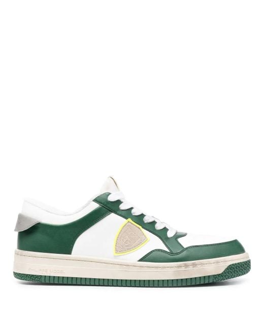 Philippe Model Green Lyon Low-Top Sneakers for men