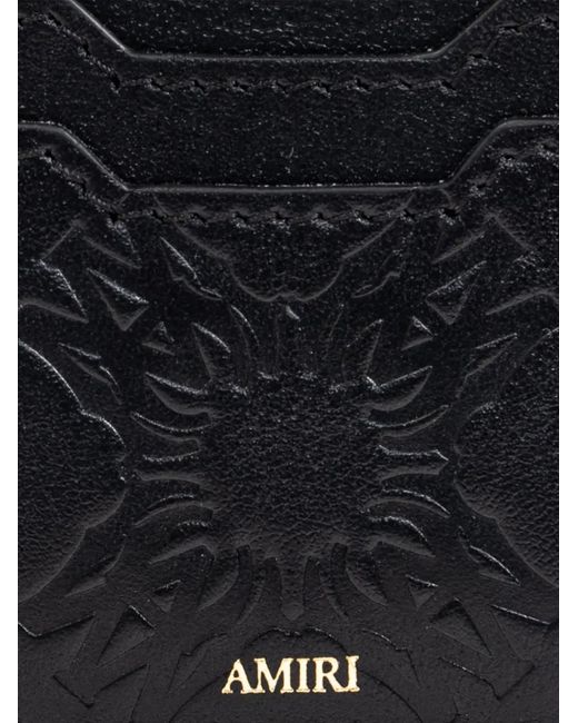 Amiri Black M.A. Card Holder for men