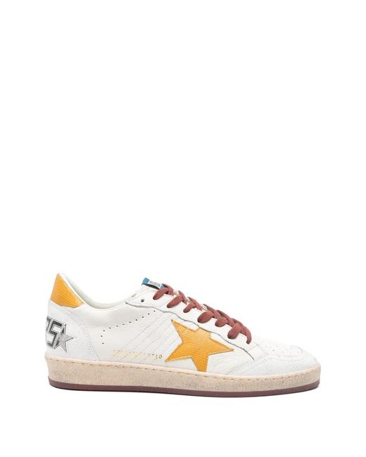 Golden Goose Deluxe Brand Pink Ball Star Leather Sneakers for men