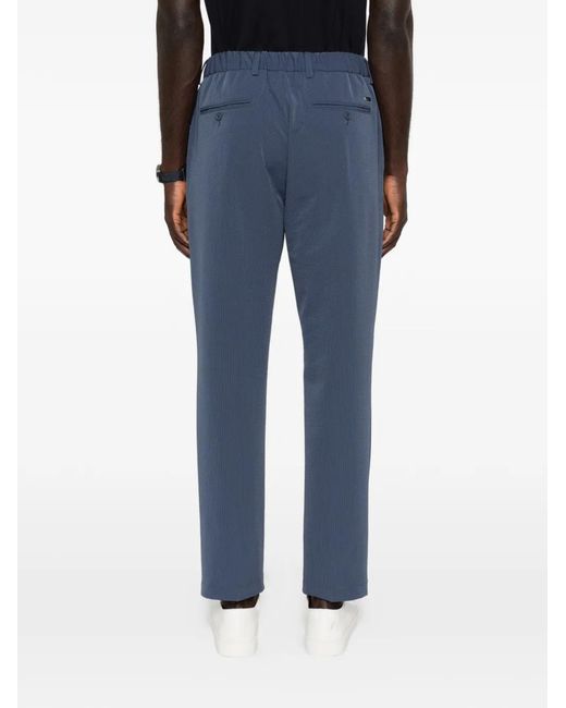 Herno Blue Elasticated Trousers for men