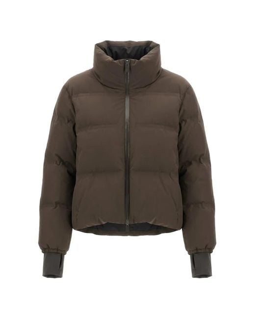 Herno Brown High-Neck Padded Jacket
