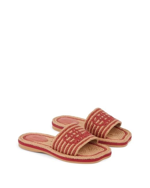 Chloé Pink Sand Flat Sandals