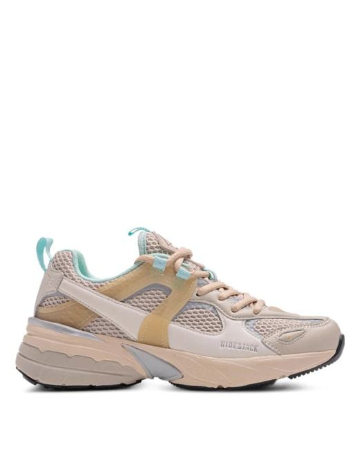 Zapatillas con paneles de malla HIDE & JACK de color Natural