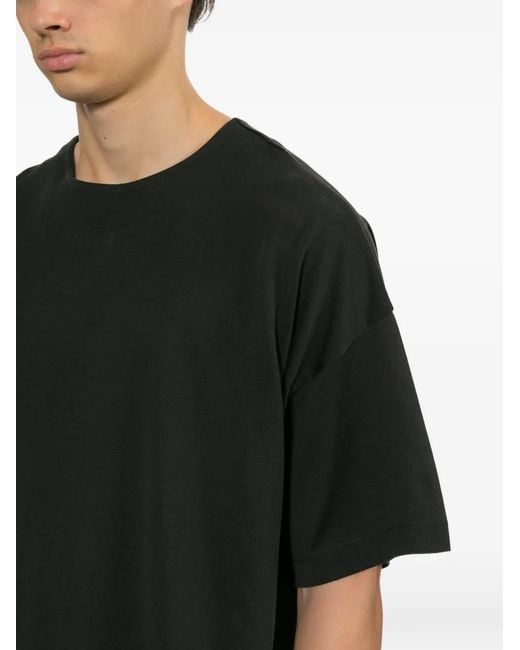 Fear Of God Black Clean Neck T-Shirt for men
