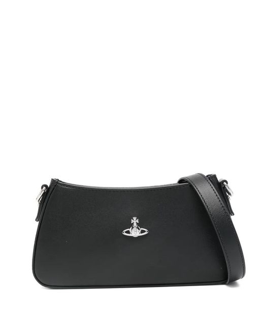 Vivienne Westwood Black Tasha Shoulder Bag
