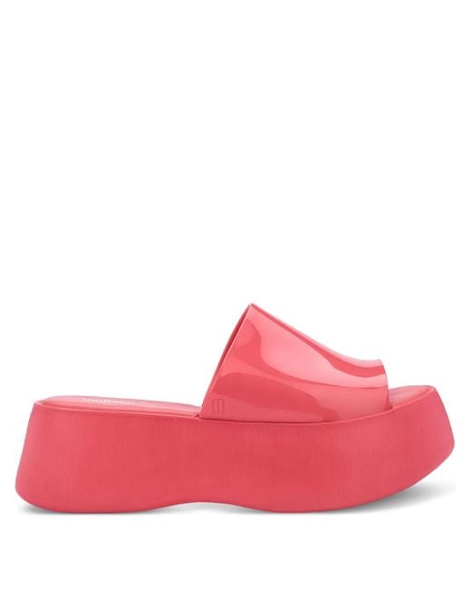 Melissa Pink Becky Platform Sandals
