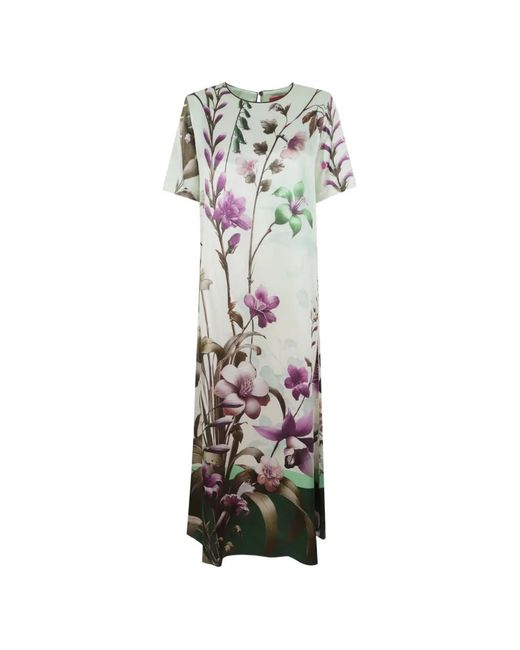 F.R.S For Restless Sleepers White Criso Floral Dress
