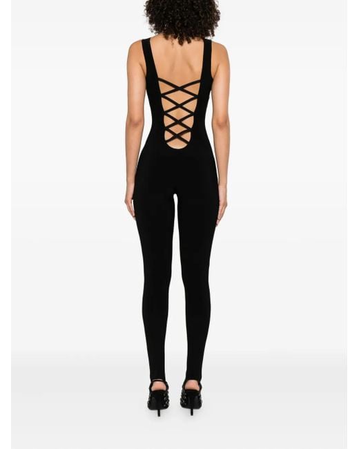 Norma Kamali Black Sleeveless Jumpsuit