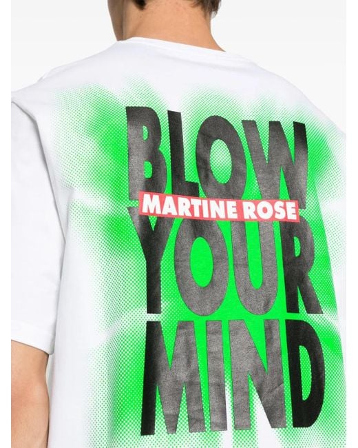 Martine Rose Green Classic T-Shirt for men