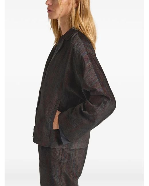 Momoní Black Nisi Cropped Blazer