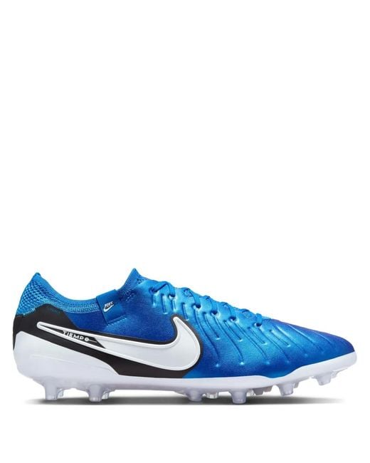 Nike Blue Tiempo Legend 10 Elite Ag Sneakers for men