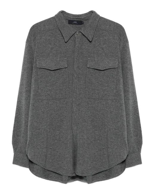 arch4 Hemdjacke Aus Kaschmir Mit Taschen in Gray für Herren