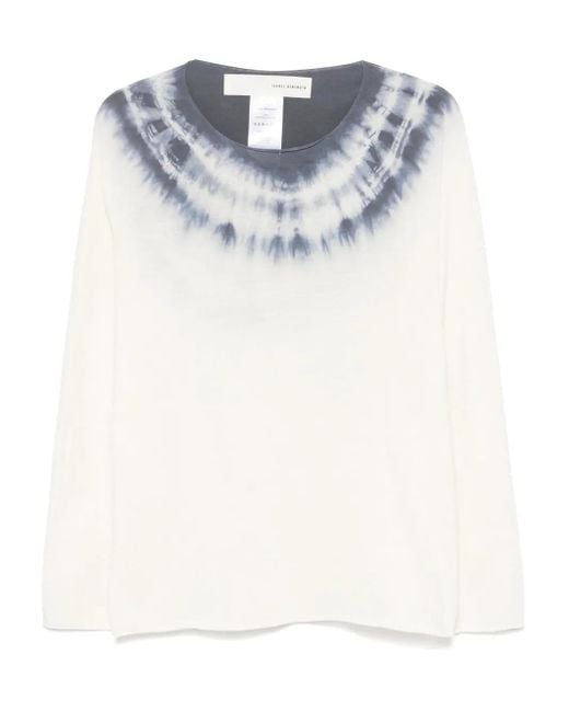 Isabel Benenato Blue Tie-Dye Detailed T-Shirt for men