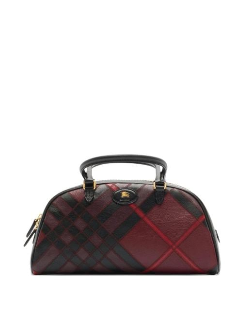 Burberry Medium Geruite Shopper in het Brown