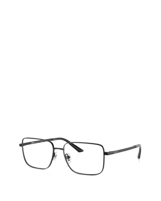 Versace White Rectangle-Frame Glasses for men