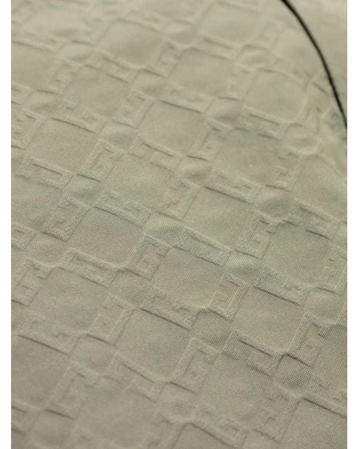 Givenchy Green Monogram-Embossed Trousers for men