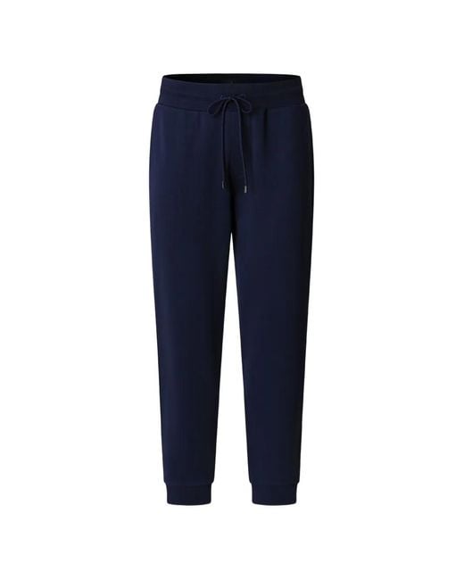 Hackett Blue H-Logo Drawstring Track Pants for men