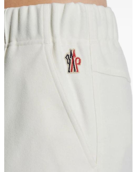 Pantalones De Chándal Con Cordones Y Logo Moncler de color White