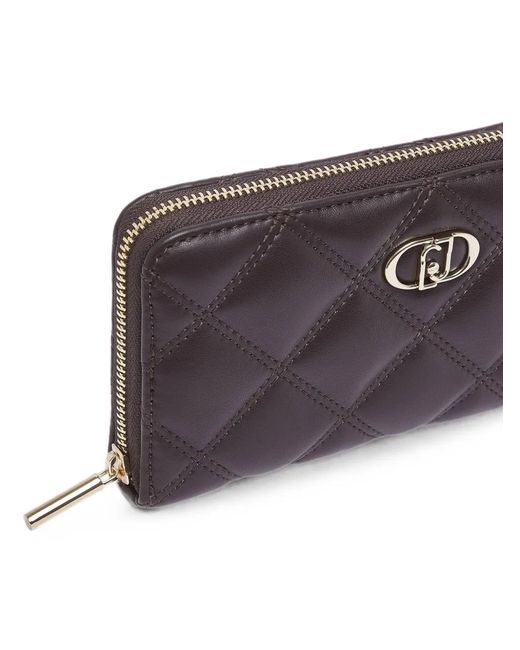 Liu Jo Purple Large Quilted Purse