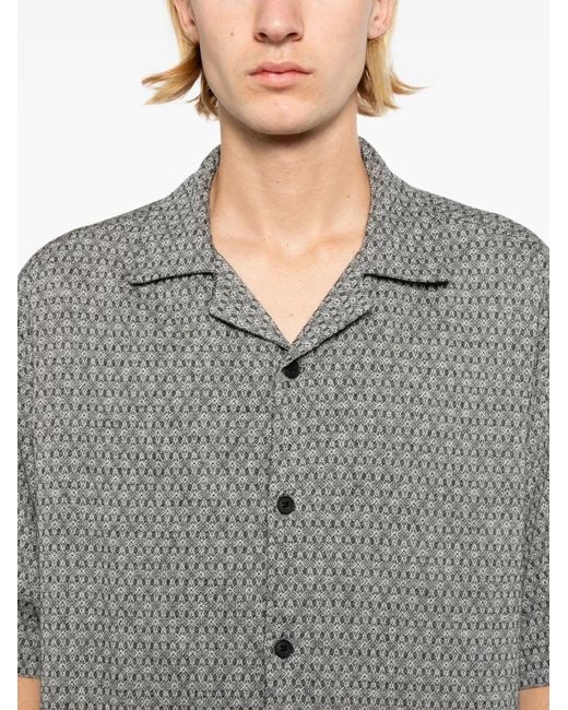 Camisa Saga Edwin de hombre de color Gray